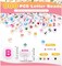Heasy 820 Pieces Small Letter Beads for Bracelets, Friendship Bracelet Letter Beads Kit, White Colorful Alphabet Bracelet Beads Heart for Jewelry